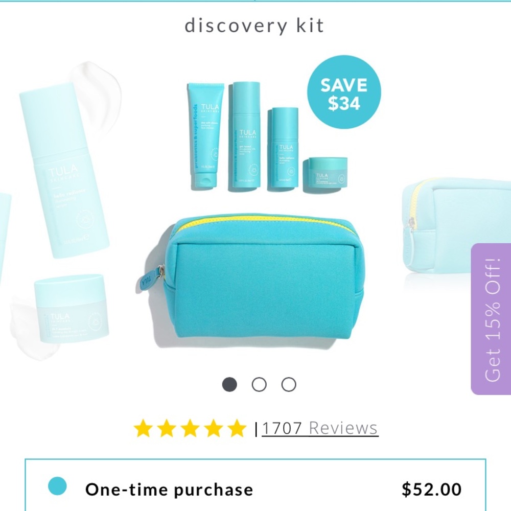 TULA Discovery Kit and Brightening Eye Balm
